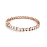 14K Gold 15.00 Carat Lab Grown Tennis Bracelet