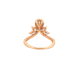 14K Gold Diamond Marquise and Pear Crown Band
