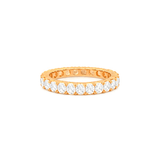14K Gold 4.2MM Lab Grown Cushion Diamond Eternity Band