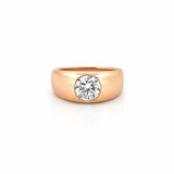 14K Gold Chunky 1.00 Carat Lab Grown Diamond Engagement Ring