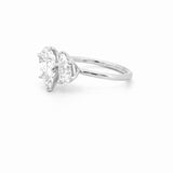 14K Gold 3.20 Carat Lab Grown Diamond Toi Et Moi Duo Pear Engagement Ring