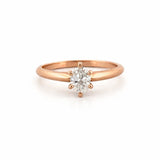 14K Gold 0.40 Carat Natural Marquise Diamond Solitaire Engagement Ring