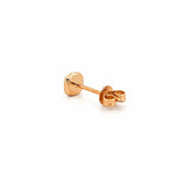 14K Gold Pavé Cushion Shape Stud Earrings