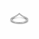 14K Gold Baguette Diamond Tiara Band
