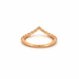 14K Gold Baguette Diamond Tiara Band