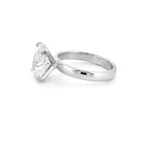 14K Gold Lab Grown Oval Diamond Solitaire 3MM Engagement Ring