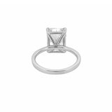 14K Gold 5.00 Carat Lab Grown Radiant Diamond Solitaire Engagement Ring