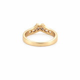 14K Gold Channel Circlet Diamond Band