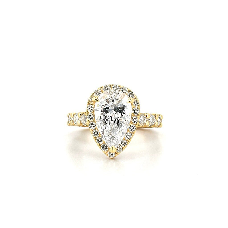 The 3.00 Carat Lab Grown PEARfect Ring