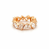 14K Gold Multi Shape Lab Grown Eternity Diamond Band