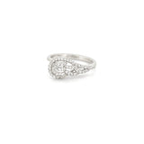 14K Gold Diamond Angel Wing Band
