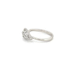 14K Gold Diamond Angel Wing Band