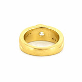 14K Gold 3.00 Lab Grown Round Diamond Channel Mens Band