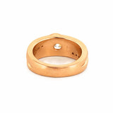 14K Gold 3.00 Lab Grown Round Diamond Channel Mens Band