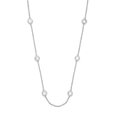 14K Gold Natural Diamond By The Yard 5.2MM Necklace