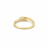 14K Gold 1.5MM Open Wrapped Diamond Band