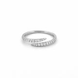 14K Gold 1.5MM Open Wrapped Diamond Band