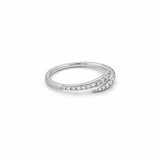 14K Gold 1.5MM Open Wrapped Diamond Band