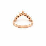 14K Gold Bezel Tiara Diamond Ring