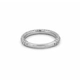 14K Gold 3D 2.5MM Diamond 3/4 Band