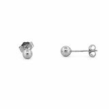 14K Gold Mini Ball Stud Earrings