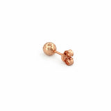 14K Gold Mini Ball Stud Earrings