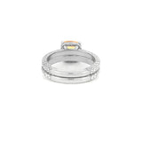 14K Gold 2.00 Carat Cushion Morganite 3D Engagement Set