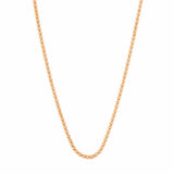 14K Gold Bead Chain Necklace