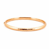 14K Gold 5MM Diamond Cut Bangle