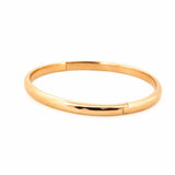 14K Gold 5MM Diamond Cut Bangle