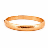 14K Gold 9MM Diamond Cut Bangle