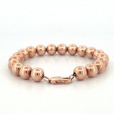 14K Gold Large Bubble Bead Bracelet