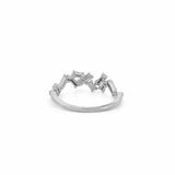 14K Gold Art Deco Diamond Pave Wedding Band