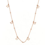 14K Gold Open Butterfly Necklace