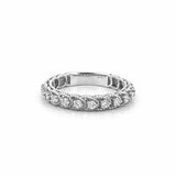 14K Gold Art Deco Braided Layered Diamond Band