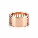14K Gold Morganite Baguette Diamond Fashion Band