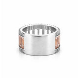 14K Gold Morganite Baguette Diamond Fashion Band