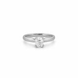 14K Gold 0.80 Carat Radiant Lab Grown Diamond Solitaire Engagement Ring