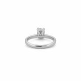 14K Gold 0.80 Carat Radiant Lab Grown Diamond Solitaire Engagement Ring
