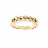 14K Gold Open Circle Diamond Fashion Ring