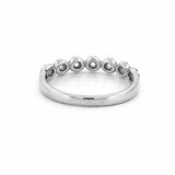 14K Gold Open Circle Diamond Fashion Ring