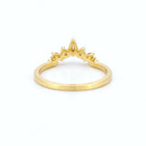 14K Gold Tiara Diamond Ring