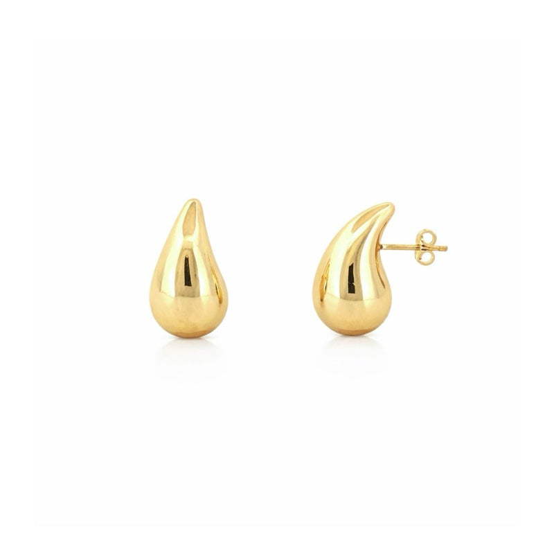 14K Gold Tear Drop Earrings