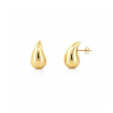 14K Gold Tear Drop Earrings
