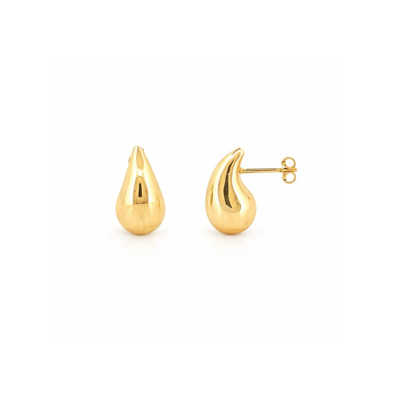 14K Gold Small Tear Drop Earrings
