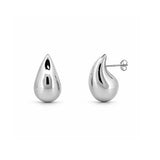 14K Gold Large Tear Drop Earrings