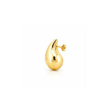 14K Gold Large Tear Drop Earrings
