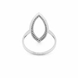 14K Gold Marquise Shape Diamond Ring