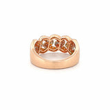 14K Gold Diamond Cuban Link Band