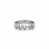 14K Gold MAMA Diamond Band